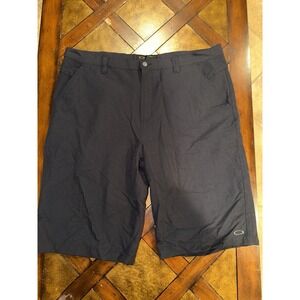 Vintage‎ Oakley Men's Size 42W Black Shorts Y2K Baggy 12" Inseam